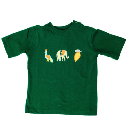 Sunny Mango Green Kids Tee
